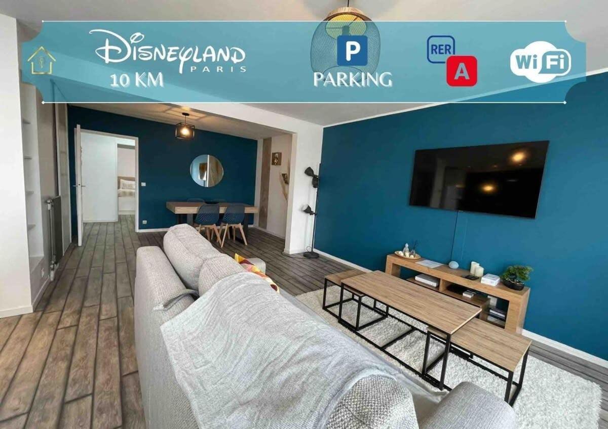 Next To Disney Appart' Le Reve Bleu Torcy  Luaran gambar